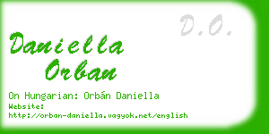 daniella orban business card