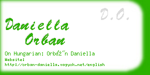 daniella orban business card